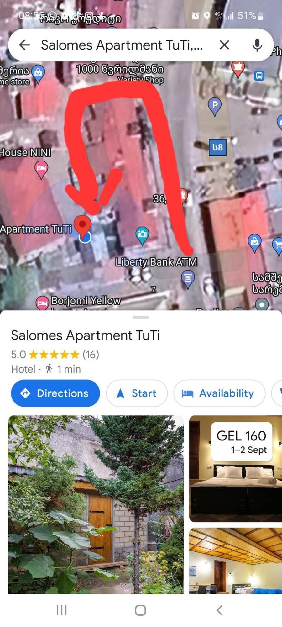 Salomes Apartment Tuti Borjomi ภายนอก รูปภาพ